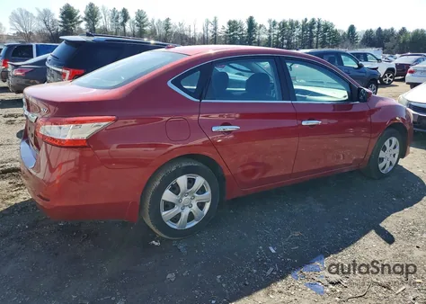 2013 Nissan Sentra S from USA, damaged, VIN 3N1AB7AP9DL741939